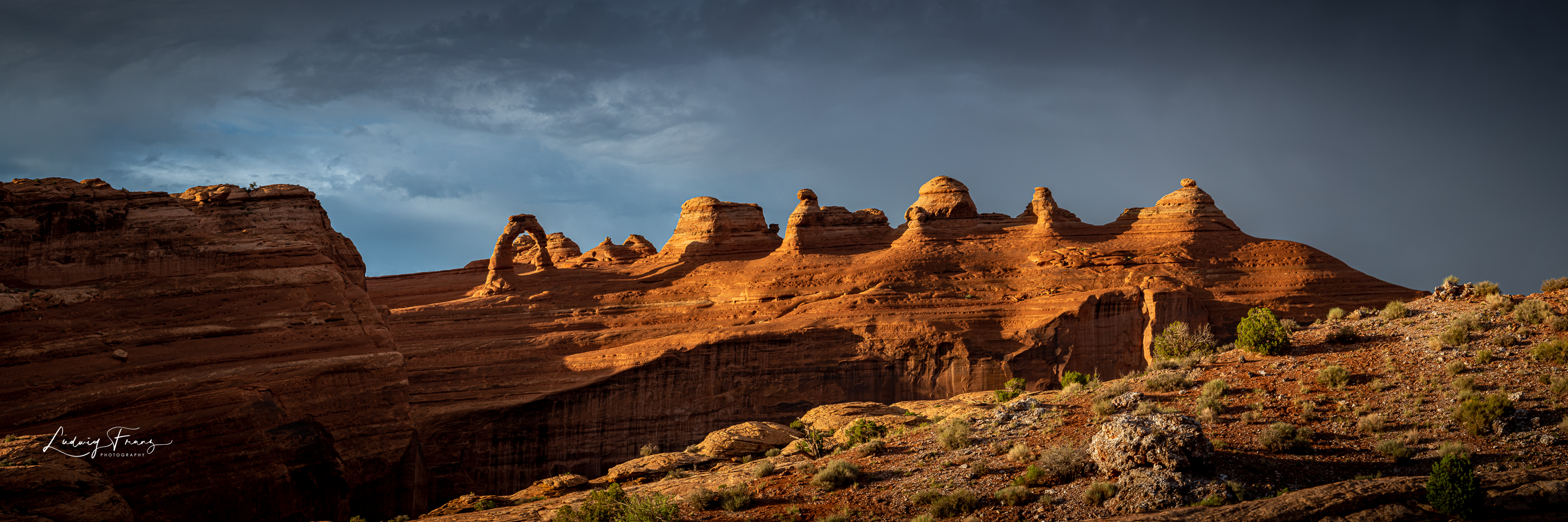 Arches National Park - Delicate Arche Panorama 01 © L.Franz 2013