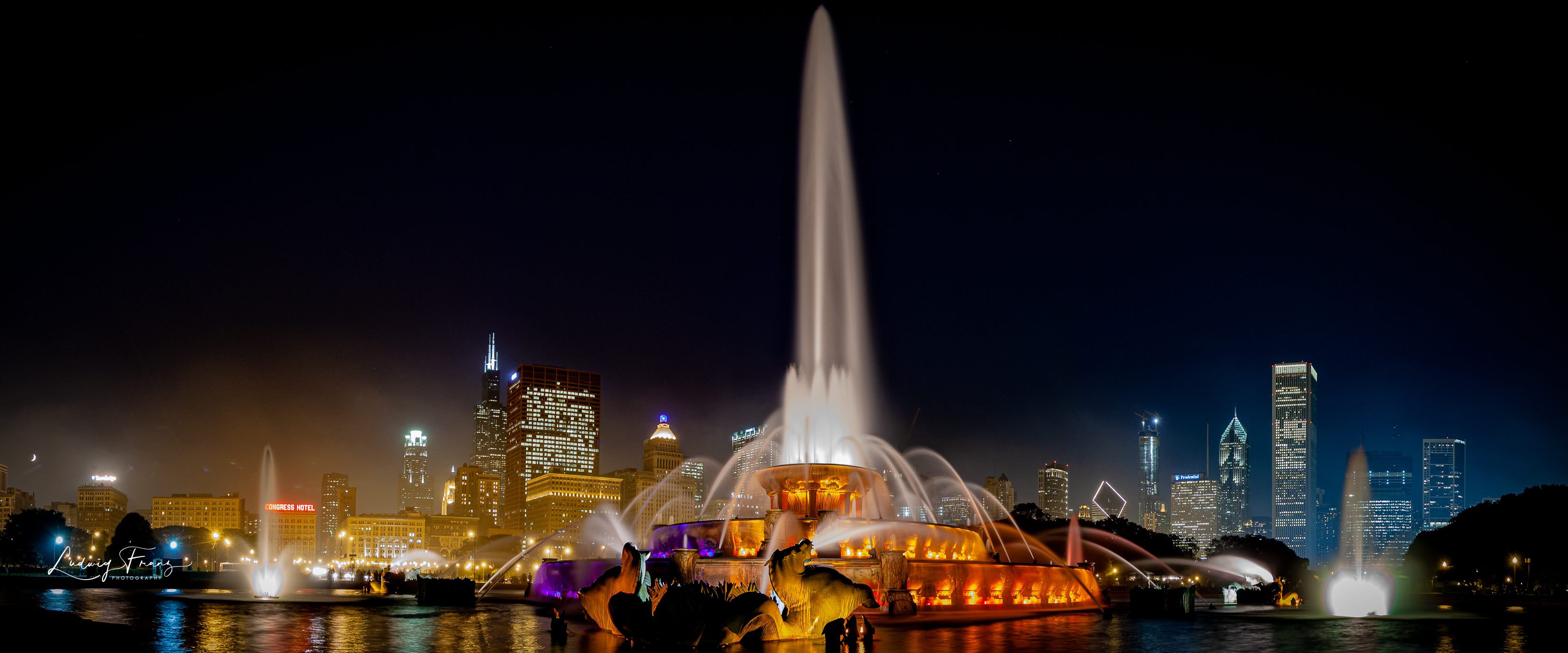 Buckingham Fountain Panorama 03 © L.Franz 2011
