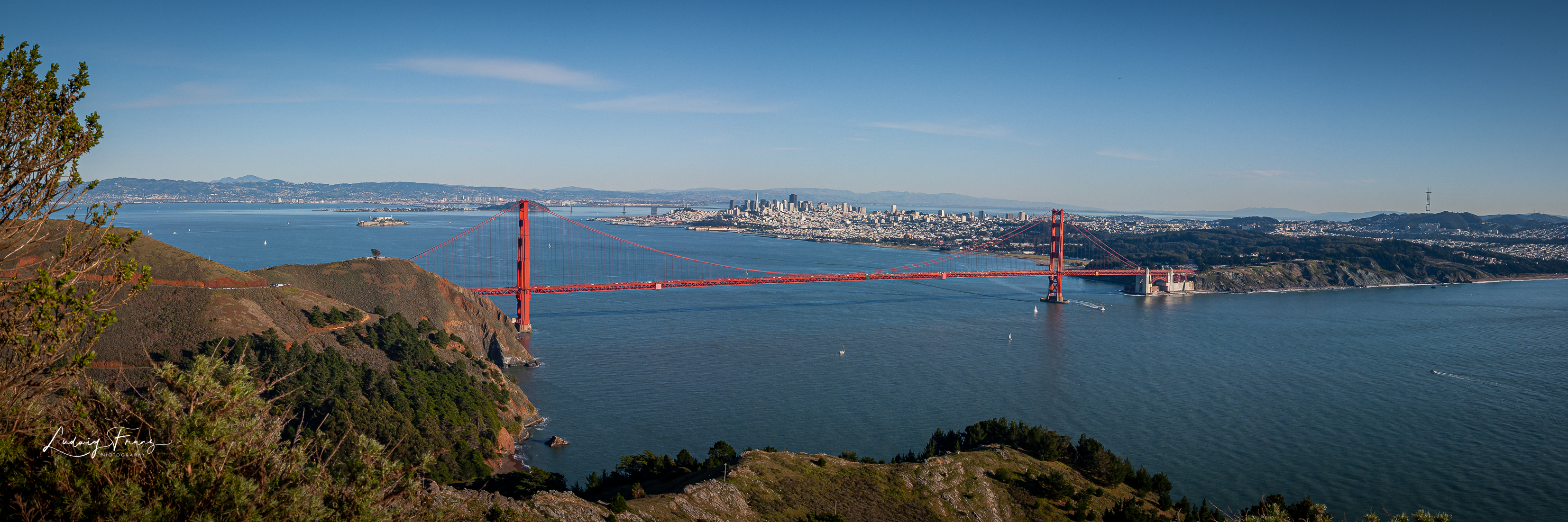 San Francisca Golden Gate Bridge Panorama 01 © L.Franz 2007